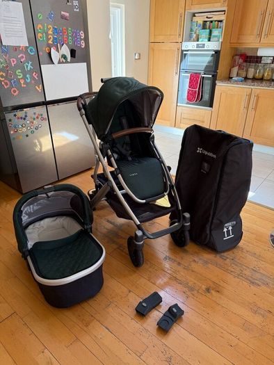 Uppababy Vista Travel System and accessories