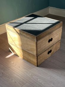 Wooden Plyo Box ( 2 in 1)  (W: 60 X L:60 ) H: (48 cm with top 43 cm without)