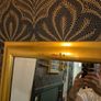 gold large framed mirror Image 4