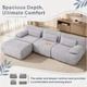 Softy Modular Compression Sofa Set Chaise Combi