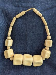 Ceramic necklace beaded jewerly