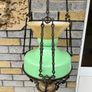 Antique Hanging Oil Lamp Image 2