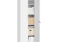 main image for ad Multi-Purpose Metal Cabinet Adjustable Shelves Grey White