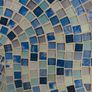 Large Handmade Blue Turquoise Mosaic Wall Mirror Image 2