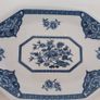 Royal Staffordshire Old Pekin Blue and White Plate and Bowl Image 2
