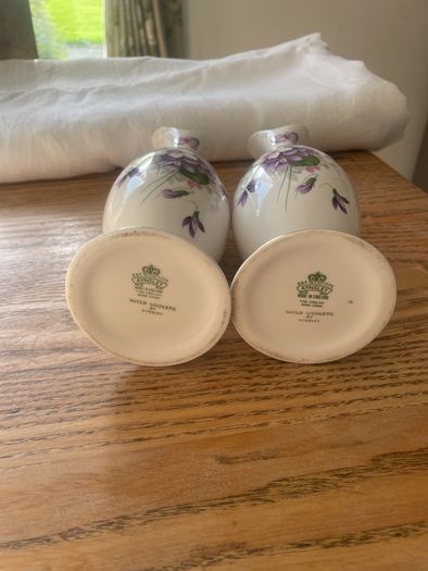Aynsley Wild Violets Vases