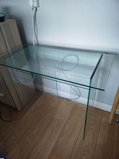 Glass Desk / Dressing table / console