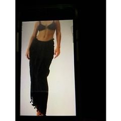 Melissa Odabash Pareo black rayon sarong