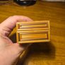 Bamboo & Wicker Small Trinket Box with Burned in Floral Design Image 5