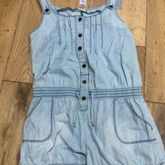 denim playsuit