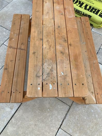 kids picnic bench