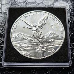 Unc 2009 Mexico Libertad 1 Oz .999 Silver Bu Coin