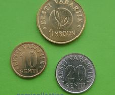 Estonia 2008 year Uncirculated coins.