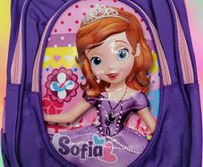 Childrens Bag Sofia The First 3D  Purple