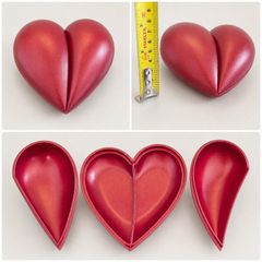 Alessi Red Heart Photo Frame & Storage Box Designer Homeware 16cm