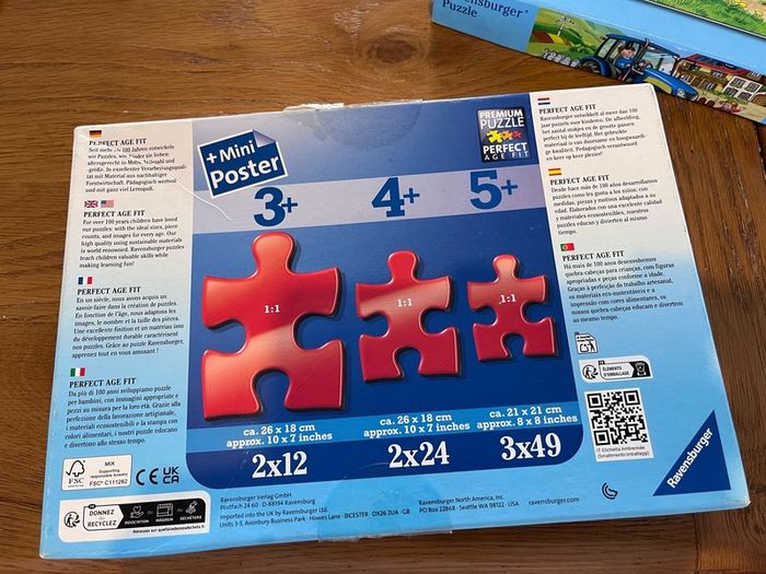 jigsaw x 2 (3+yrs)