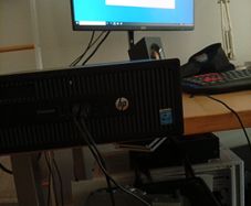 elitedesk 16 ram ssd intel 180 +250 storage