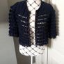 River Island Beautiful Navy Womens Cardigan (Size 10) Image 5