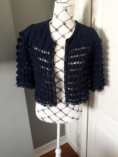 River Island Beautiful Navy Womens Cardigan (Size 10)