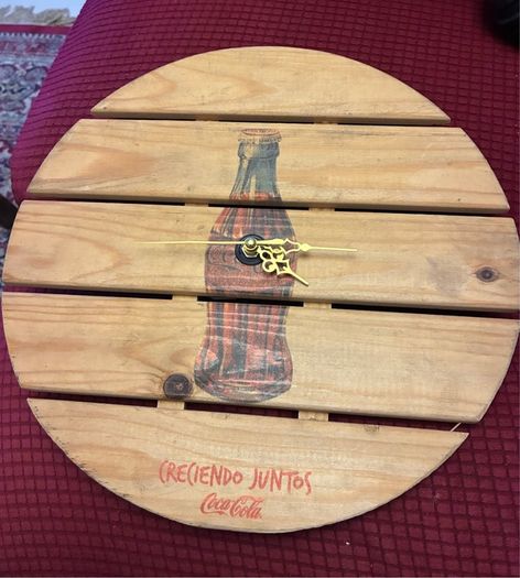 Rare Timber Coca Cola Clock
