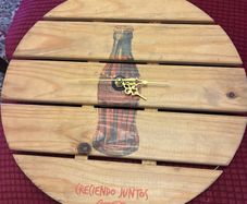 Rare Timber Coca Cola Clock