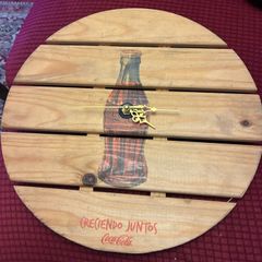 Rare Timber Coca Cola Clock