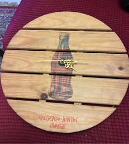 Rare Timber Coca Cola Clock