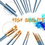 30 pcs Nylon Hair Brushes for Acrylic Oil Watercolor Painting Artist Professional Painting Kits Image 5