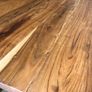 Solid Acacia Wood Dining Table 160 - Rustic Industrial Style Image 7