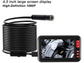 10M Hard wire F200 HD1080P 8MM Lens Screen inspection endoscope camera waterproof borescope 4.3 inch HD TFT IPS Screen camera Car Monitor