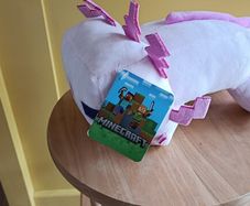 Minecraft axolotl plush new