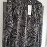 MXO Layered camel and black abstract high neck Sz M (Fit 12-14)  and Sz S (Fit 8-10 UK) Bnwt Rrp 75 Image 9
