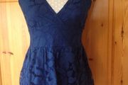 Size 10 Blue Lace Top