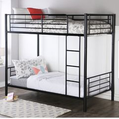 New Metal bunk beds White black or silver