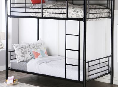 New Metal bunk beds White black or silver