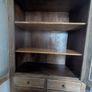Rustic Solid Oak Display Cabinet Image 2
