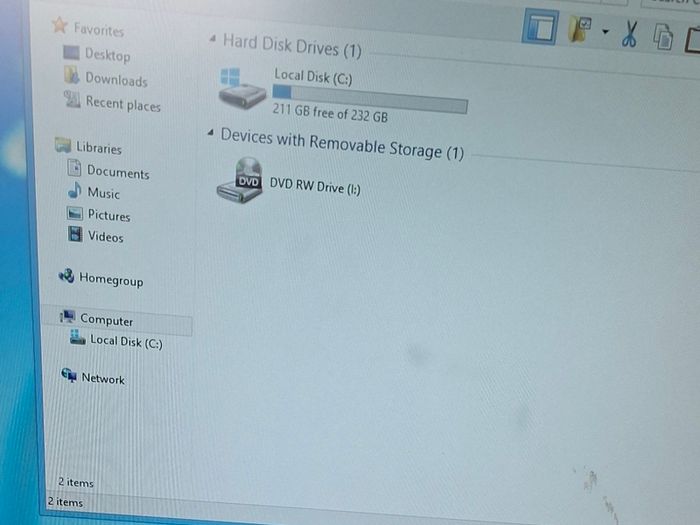 HP desktop computer