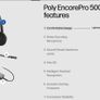 Encore Pro 500 Headset with Jabra Soft Case Image 4