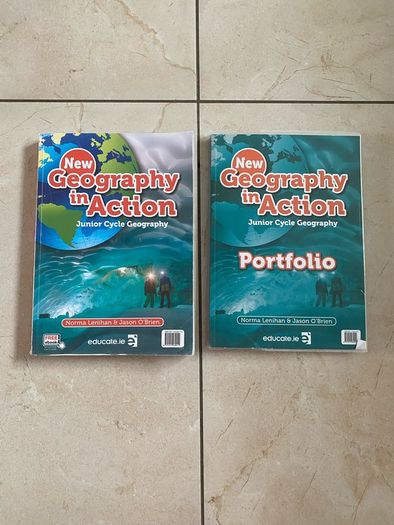 New Geography in Action - Junior Cycle Geography - Textbook & Combined Portfolio & Activity Book - Set
