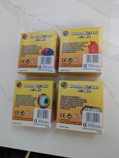 Set of 4 Human Biology box kits