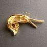 Vintage shrimp brooch Image 2