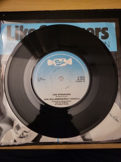 Roly Daniels Ann Williamson Like Strangers 7 inch Vinyl Record