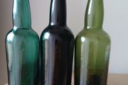 Lot of 3 vintage Guinness bottles