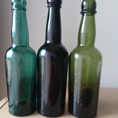 Lot of 3 vintage Guinness bottles