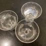 Stuart crystal etched  champagne Coupes Fabulous Image 3