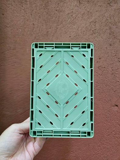 Set of four foldable baskets
