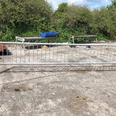Galvanised railing
