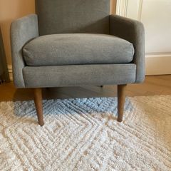 Grey armchair