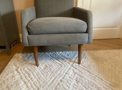 Grey armchair