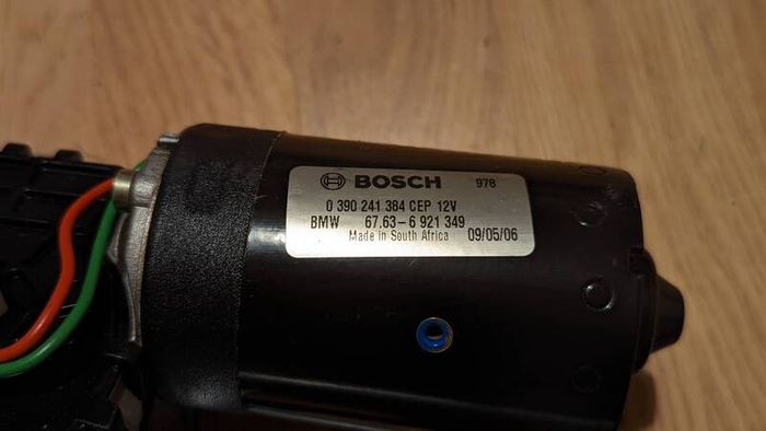 BMW E46 Wiper Motor and Linkage